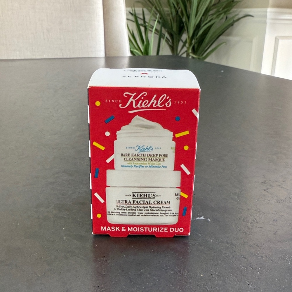 NEW Kiehl's Ultra Facial Cream Mask & Moisturizer Duo Set